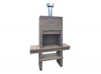 Ref. MD815 - 150 cm x 57 cm x 240 cm, CxLxA | Grelhador 60 cm x 40 cm, CxL | 630 kg